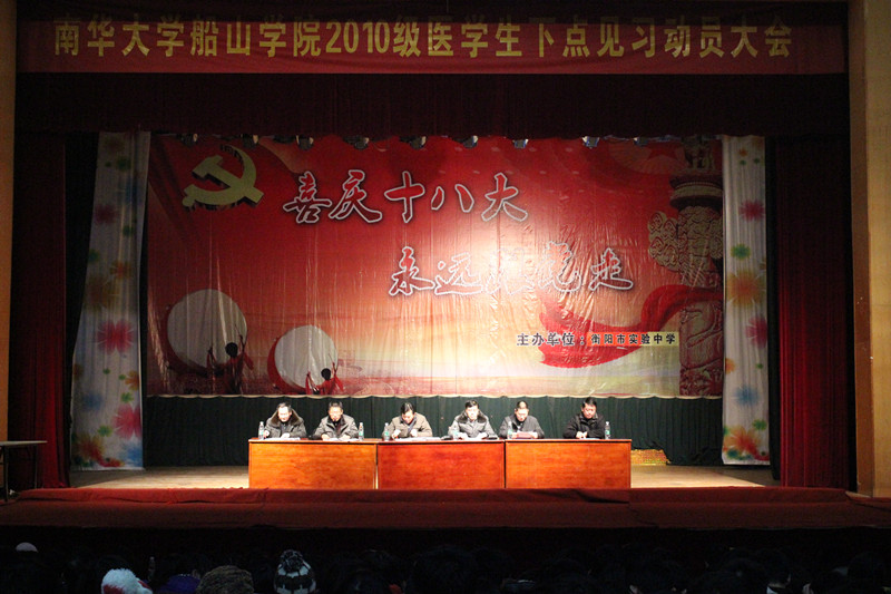 2010级医员工下点见习动员大会顺利召开